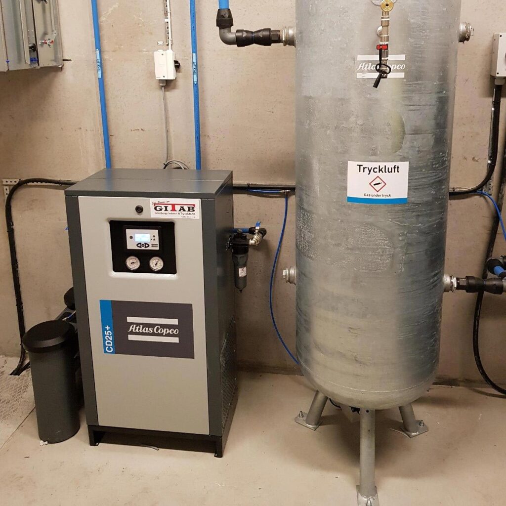 Installation_tryckluftscentral